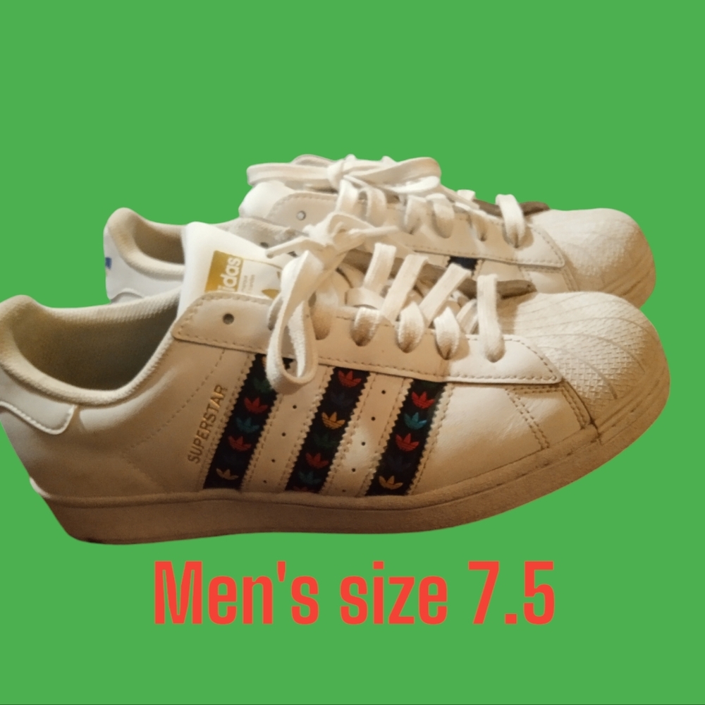 Adidas superstar shell toes mens 7.5